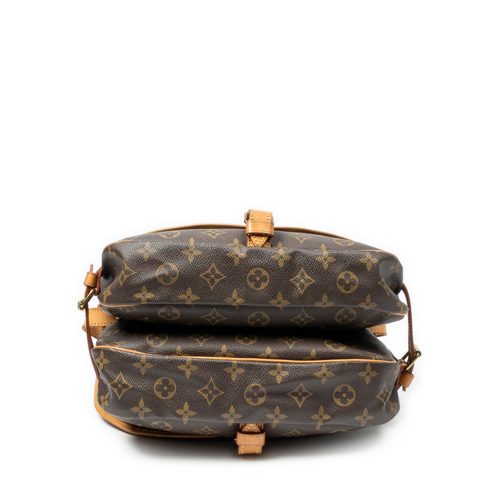 Louis Vuitton Saumur Brown Monogram Canvas Crossbody — view 6