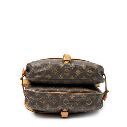 Louis Vuitton Saumur Brown Monogram Canvas Crossbody — view 6