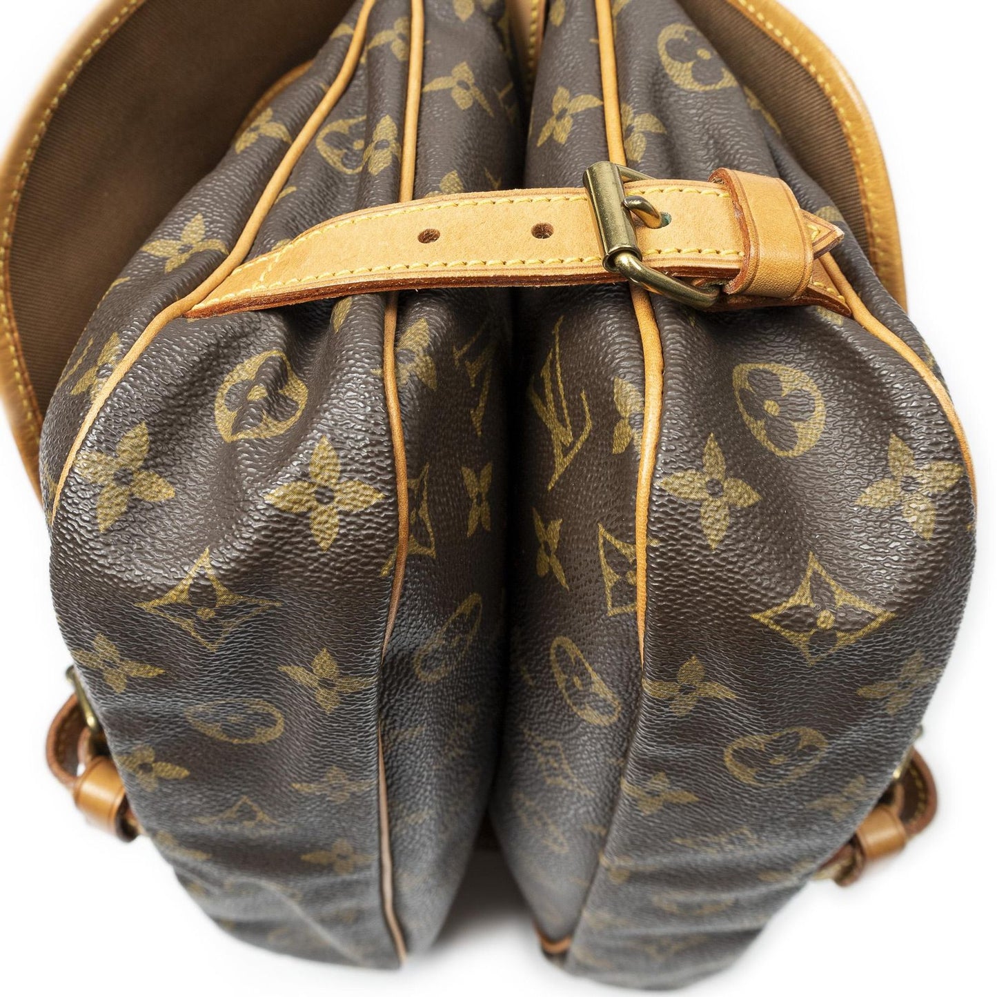 Louis Vuitton Saumur Brown Monogram Canvas Crossbody — view 8