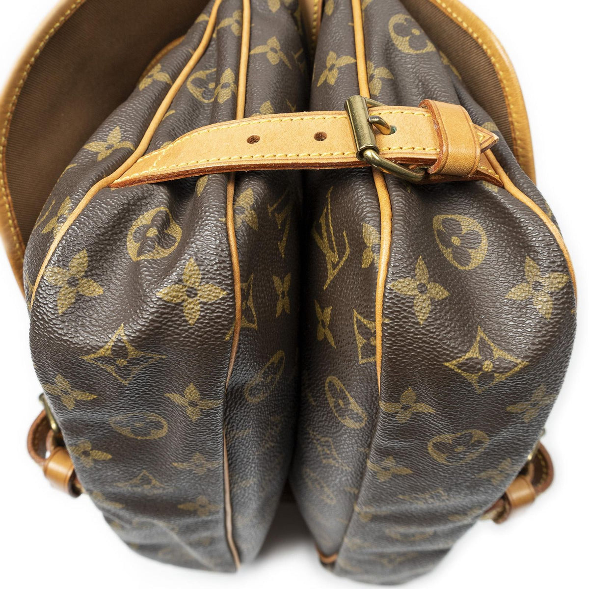 Louis Vuitton Saumur Brown Monogram Canvas Crossbody — view 8