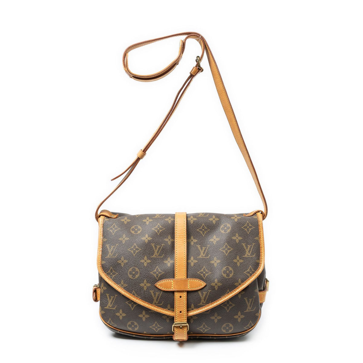 Louis Vuitton Saumur Brown Monogram Canvas Crossbody