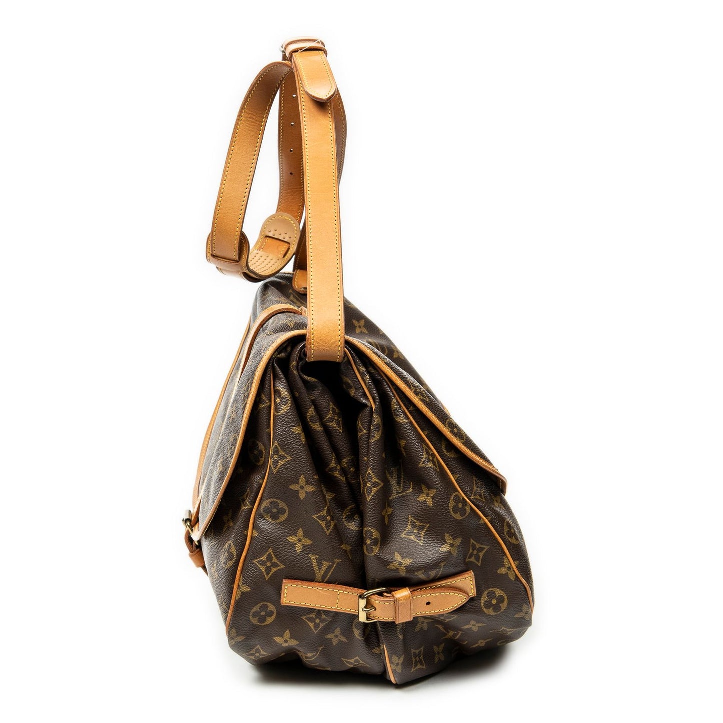 Louis Vuitton Saumur Brown Monogram Canvas Crossbody — view 4