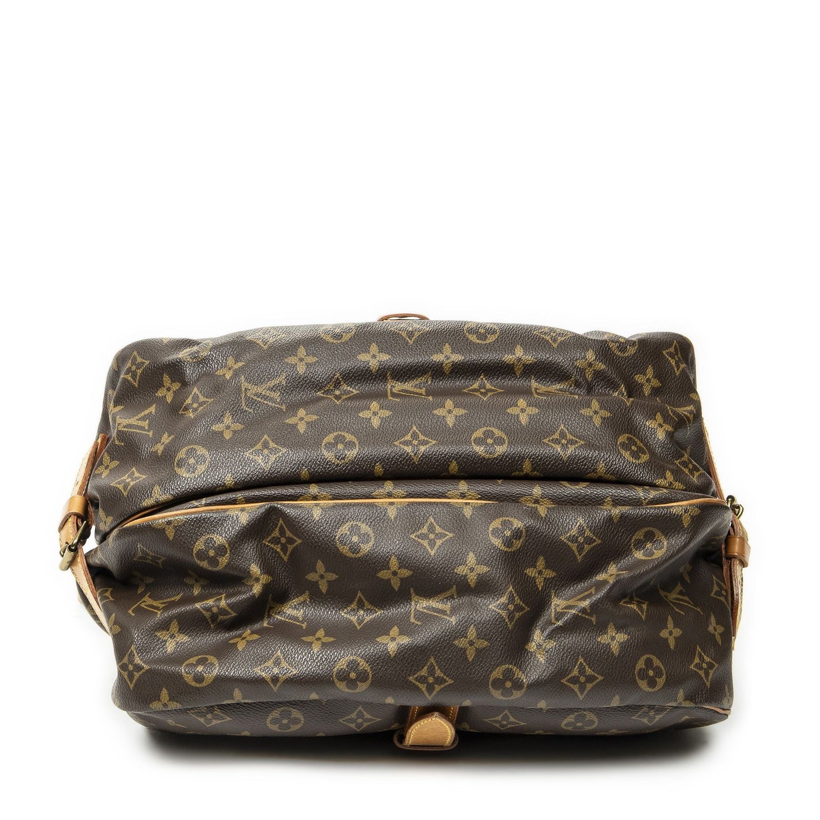 Louis Vuitton Saumur Brown Monogram Canvas Crossbody — view 6