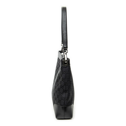 Gucci Shoulder Hobo Black GG Canvas — view 3