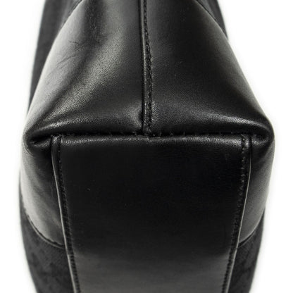 Gucci Shoulder Hobo Black GG Canvas — view 8