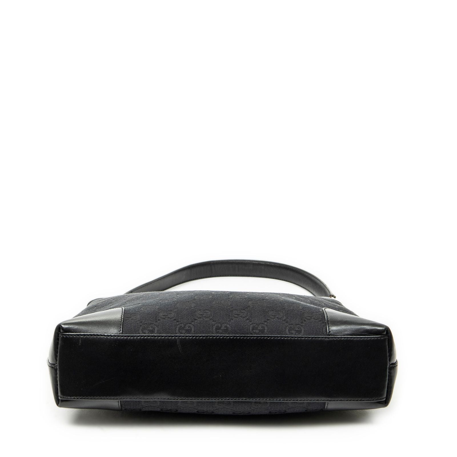 Gucci Shoulder Hobo Black GG Canvas — view 6