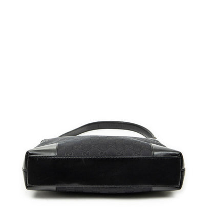 Gucci Shoulder Hobo Black GG Canvas — view 6