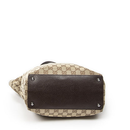 Gucci Eclipse Thor Tote Bag Beige Brown GG Canvas — view 6