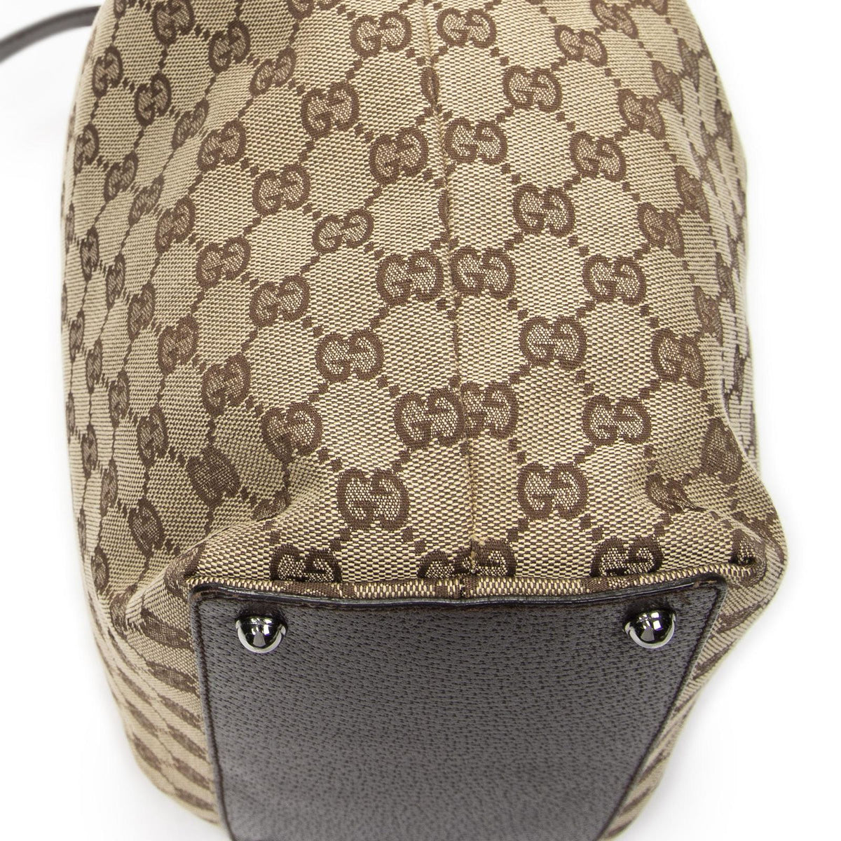 Gucci Eclipse Thor Tote Bag Beige Brown GG Canvas — view 8