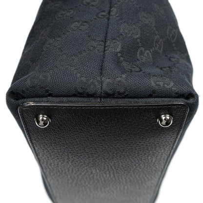 Gucci Eclipse Tote Bag Black GG Canvas — view 7