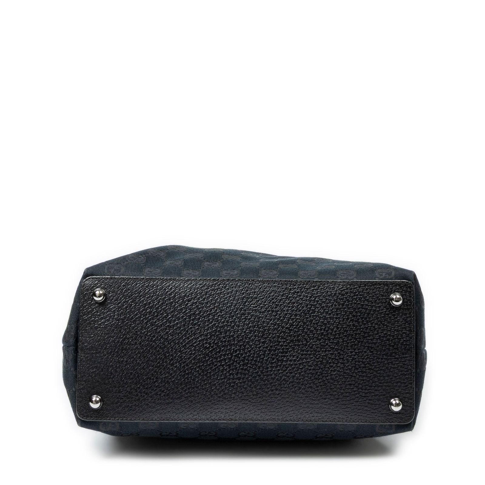 Gucci Eclipse Tote Bag Black GG Canvas — view 6