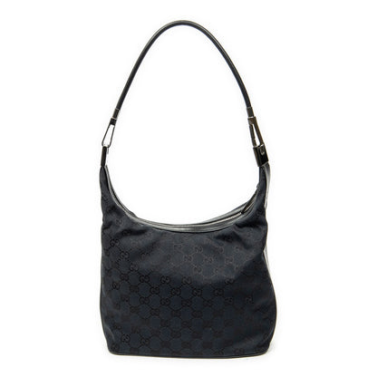 Gucci Zip Hobo Black GG Canvas — view 5