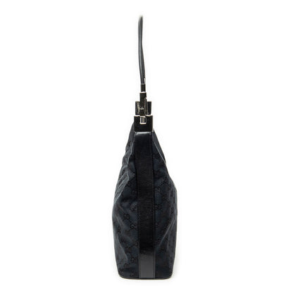 Gucci Zip Hobo Black GG Canvas — view 4