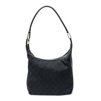 Gucci Zip Hobo Black GG Canvas