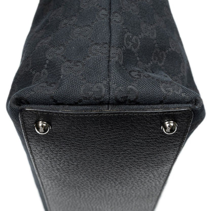 Gucci Eclipse Tote Bag Black GG Canvas — view 8