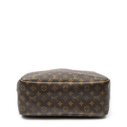 Louis Vuitton Deauville Brown Monogram Canvas Handbag — view 6