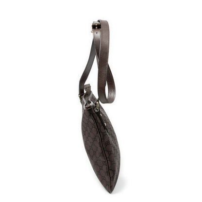 Gucci Cross Belt Bag Brown GG Nylon Canvas — view 4