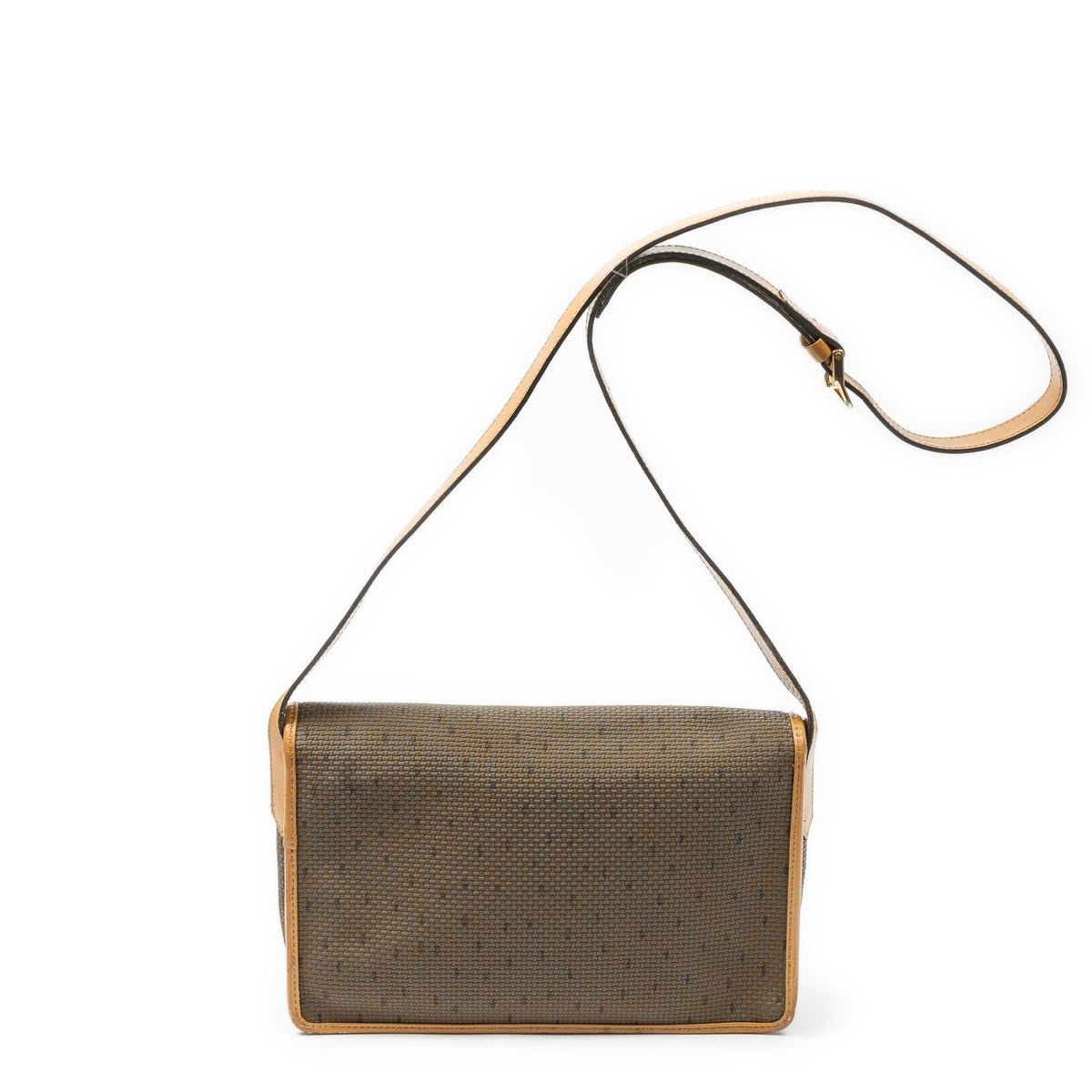 Saint Laurent Vintage Flap Bag Crossbody Tang Gogh Canvas — view 5