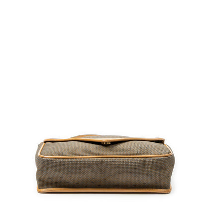 Saint Laurent Vintage Flap Bag Crossbody Tang Gogh Canvas — view 6