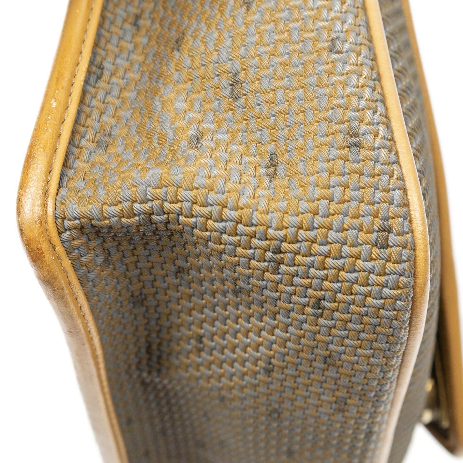 Saint Laurent Vintage Flap Bag Crossbody Tang Gogh Canvas — view 8