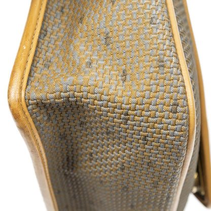 Saint Laurent Vintage Flap Bag Crossbody Tang Gogh Canvas — view 8