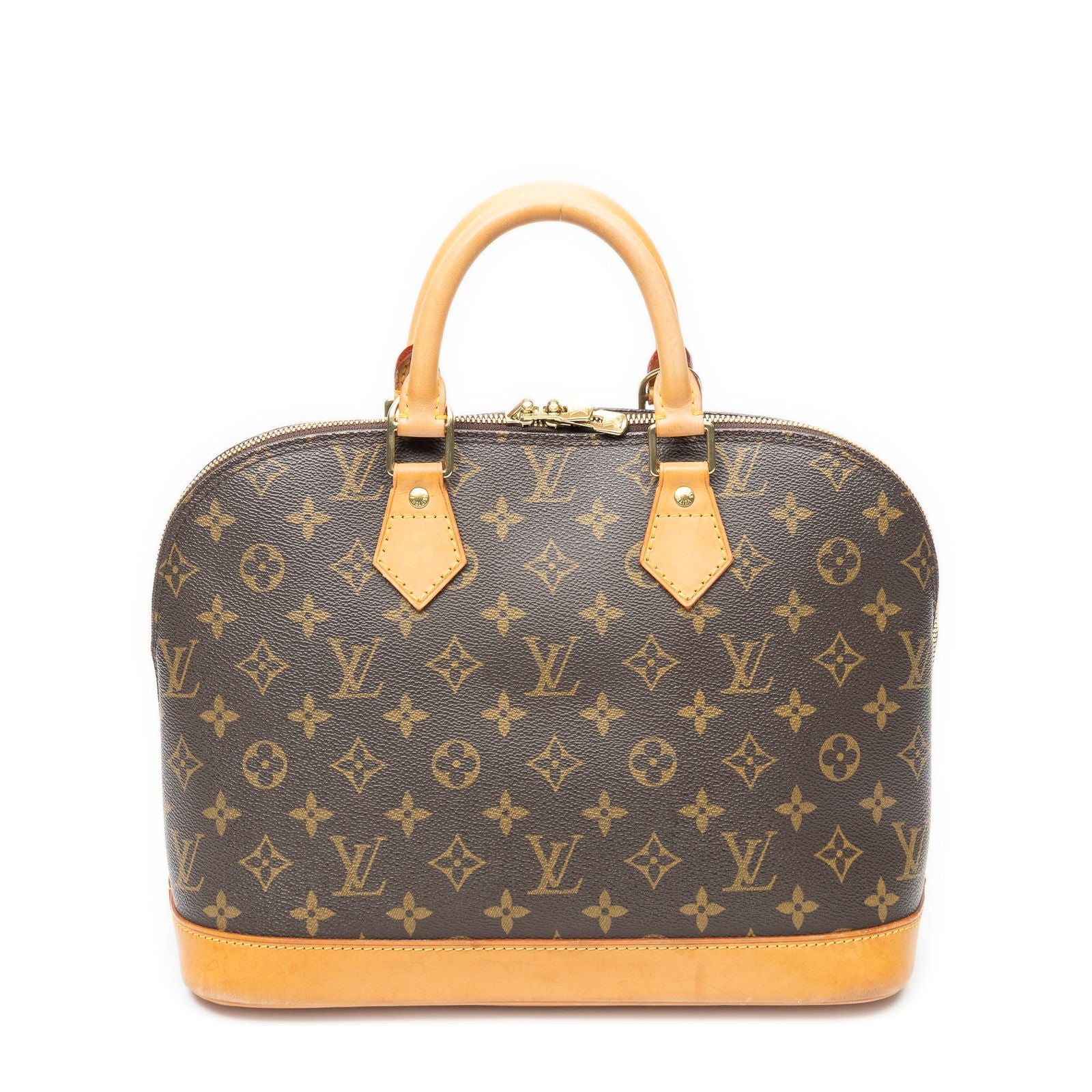 Louis Vuitton Alma Brown Monogram Canvas Handbag