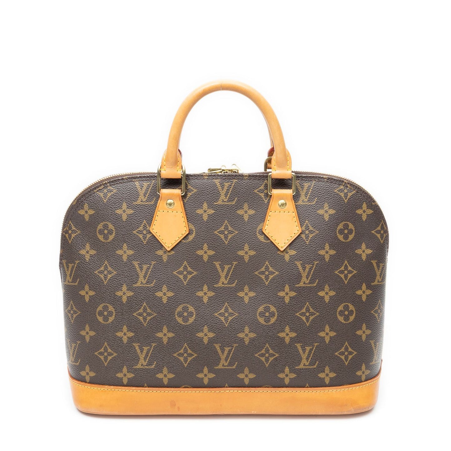 Louis Vuitton Alma Brown Monogram Canvas Handbag — view 5