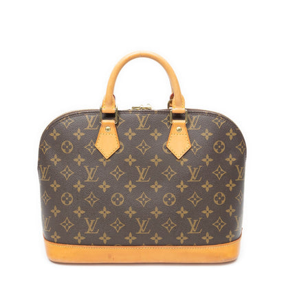 Louis Vuitton Alma Brown Monogram Canvas Handbag — view 5