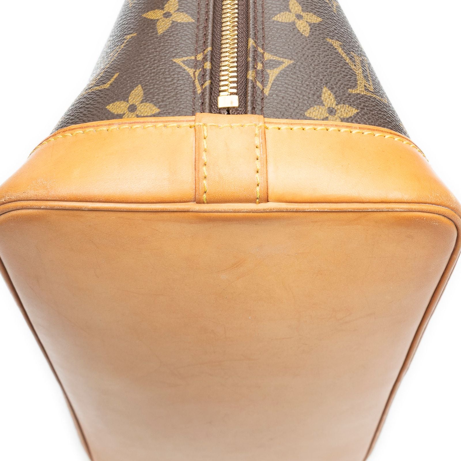 Louis Vuitton Alma Brown Monogram Canvas Handbag — view 7