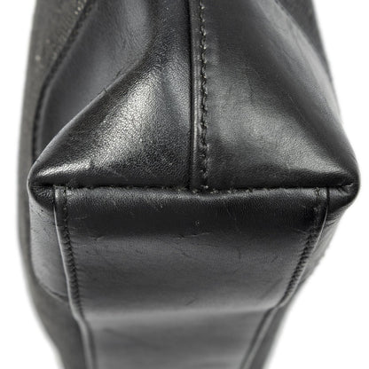 Gucci GG Hobo Shoulder Bag Black Denim Canvas — view 8