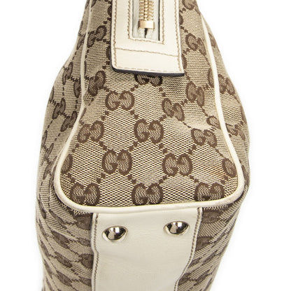 Gucci Britt Satchel Beige Ivory GG Canvas — view 7