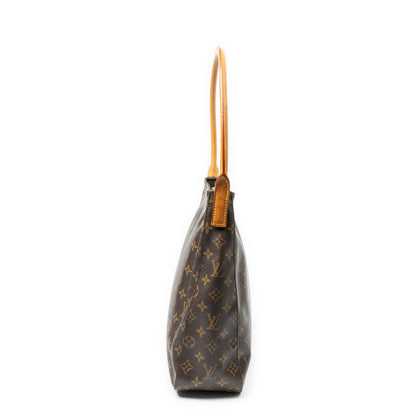 Louis Vuitton Looping Brown Monogram Canvas Shoulder Bag — view 4