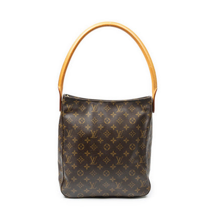 Louis Vuitton Looping Brown Monogram Canvas Shoulder Bag