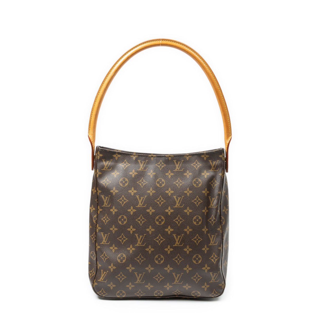 Louis Vuitton Looping Brown Monogram Canvas Shoulder Bag — view 5