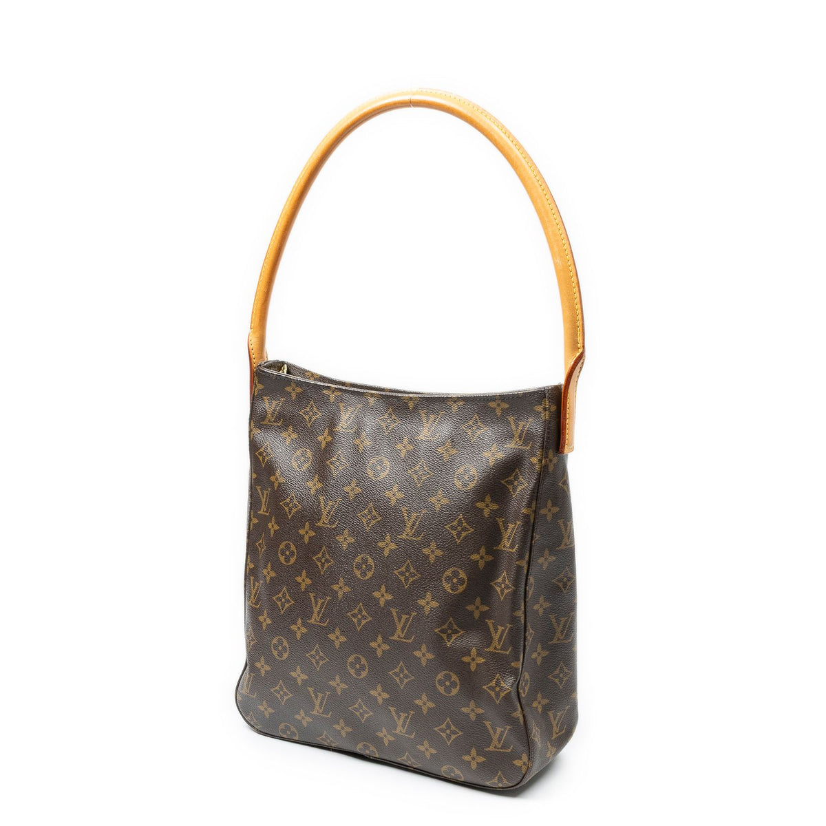 Louis Vuitton Looping Brown Monogram Canvas Shoulder Bag — view 2