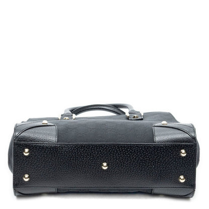 Gucci Nail Head Tote Bag Black GG Canvas — view 6