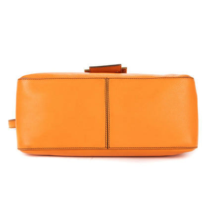 Fendi Mama Forever Orange Pebbled Leather — view 6
