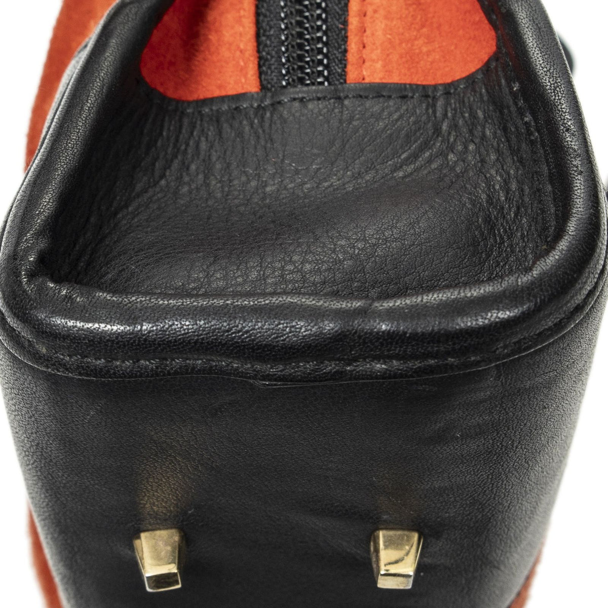Loewevintage Amazona East West Red Black Suede Leather Shoulder Bag — view 8
