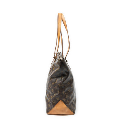 Louis Vuitton Cabas Mezzo Brown Monogram Canvas Tote Bag — view 4