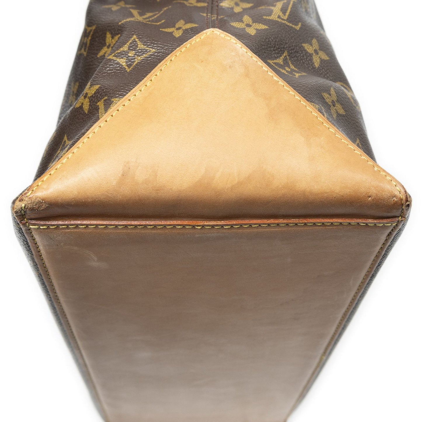 Louis Vuitton Cabas Mezzo Brown Monogram Canvas Tote Bag — view 7