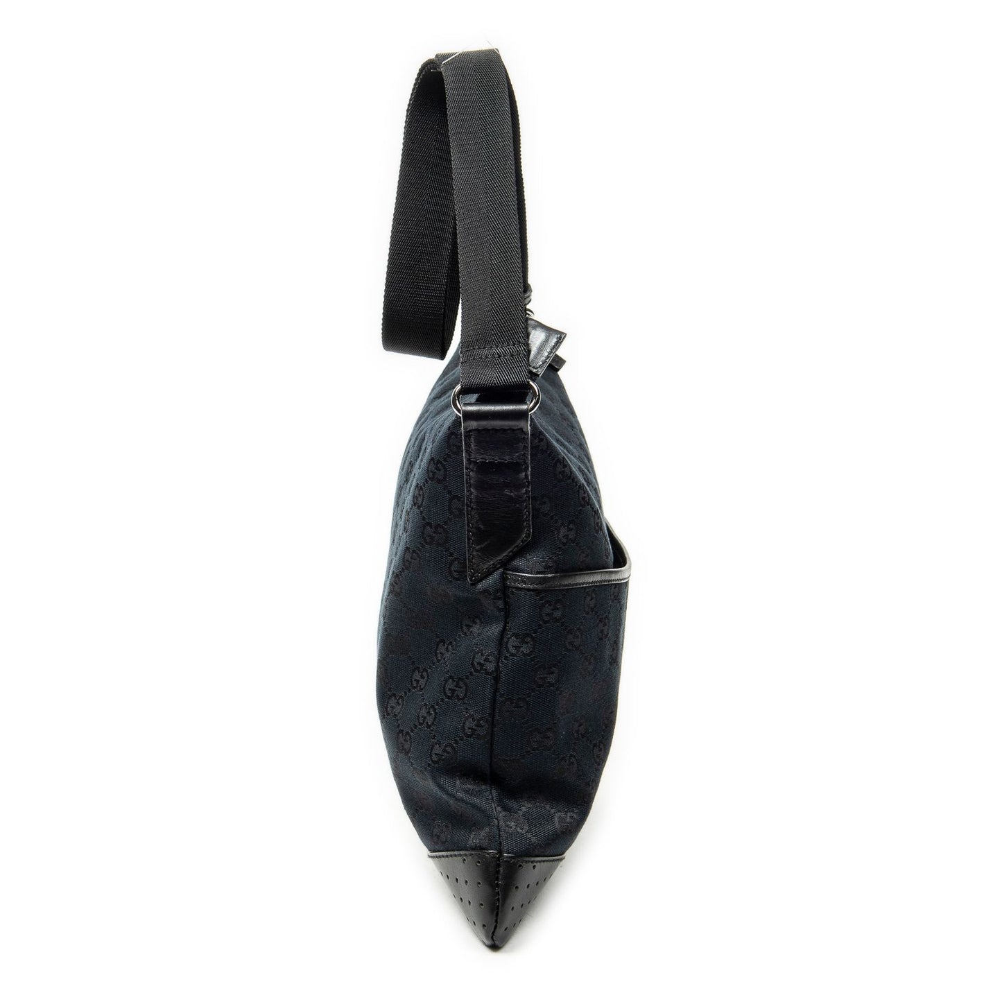 Gucci Web Media Messenger Black GG Canvas — view 4