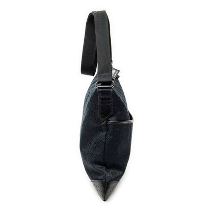Gucci Web Media Messenger Black GG Canvas — view 4