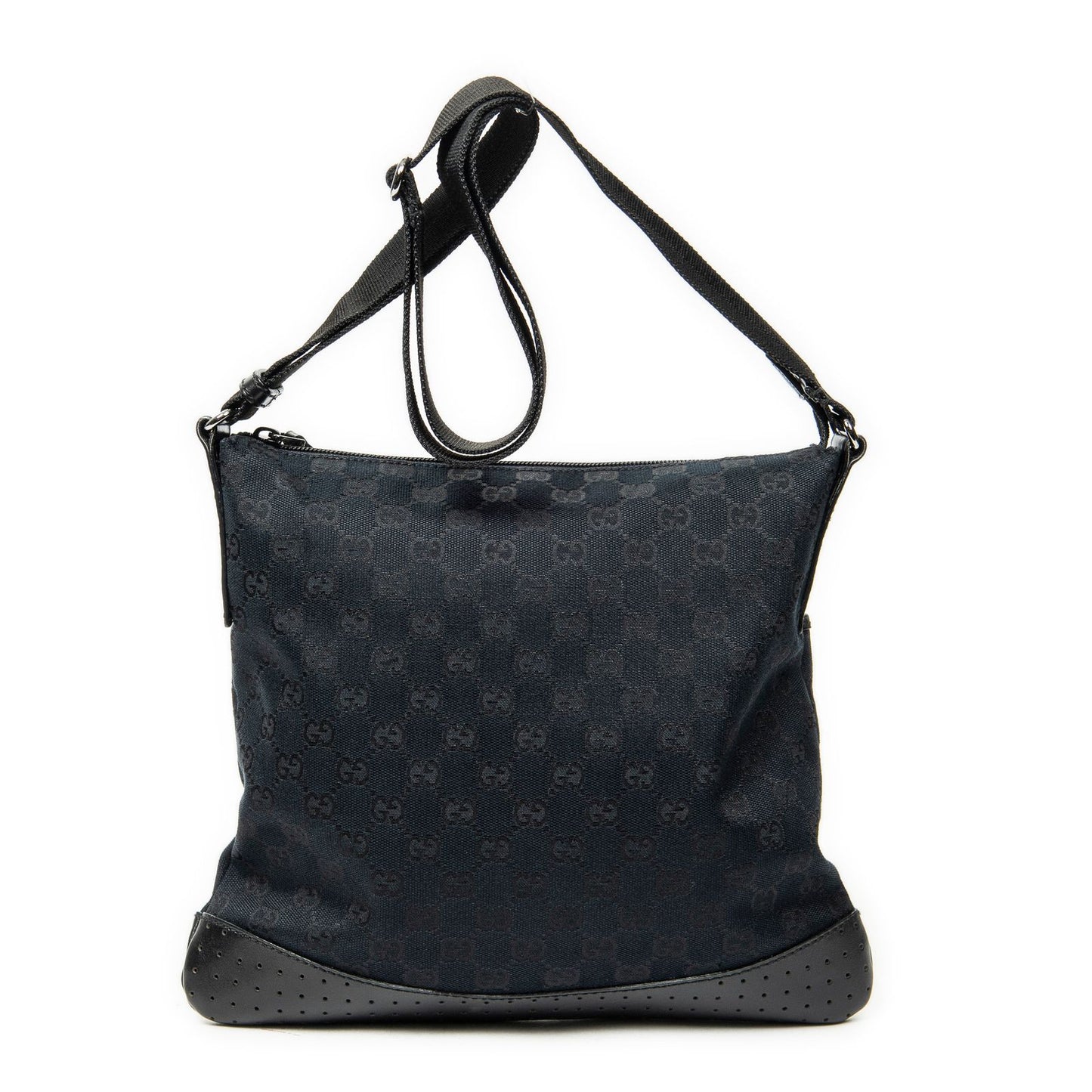 Gucci Web Media Messenger Black GG Canvas — view 5