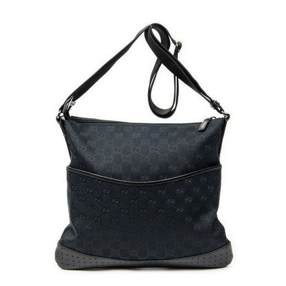 Gucci Web Media Messenger Black GG Canvas