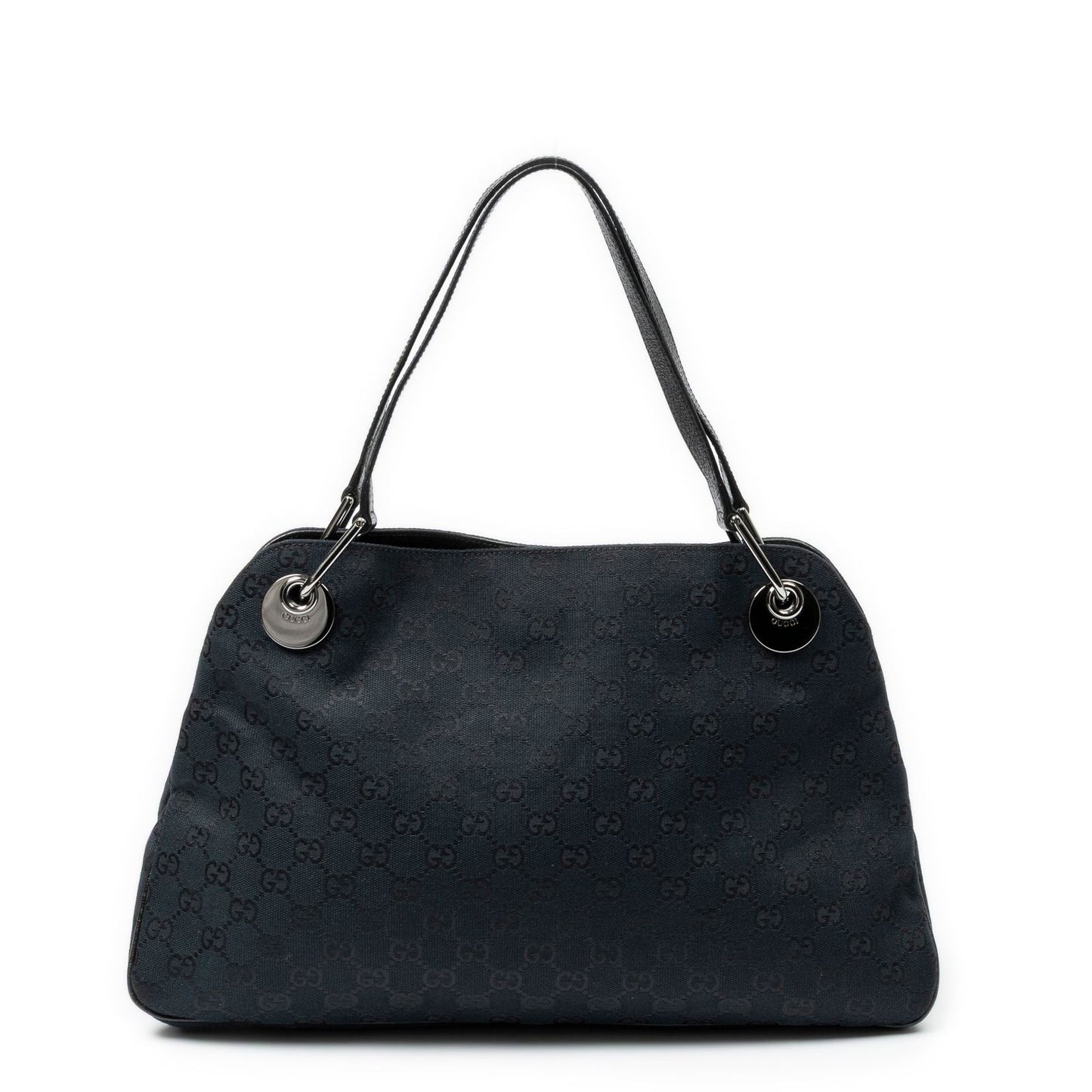 Gucci Eclipse Tote Bag Black GG Canvas — view 5