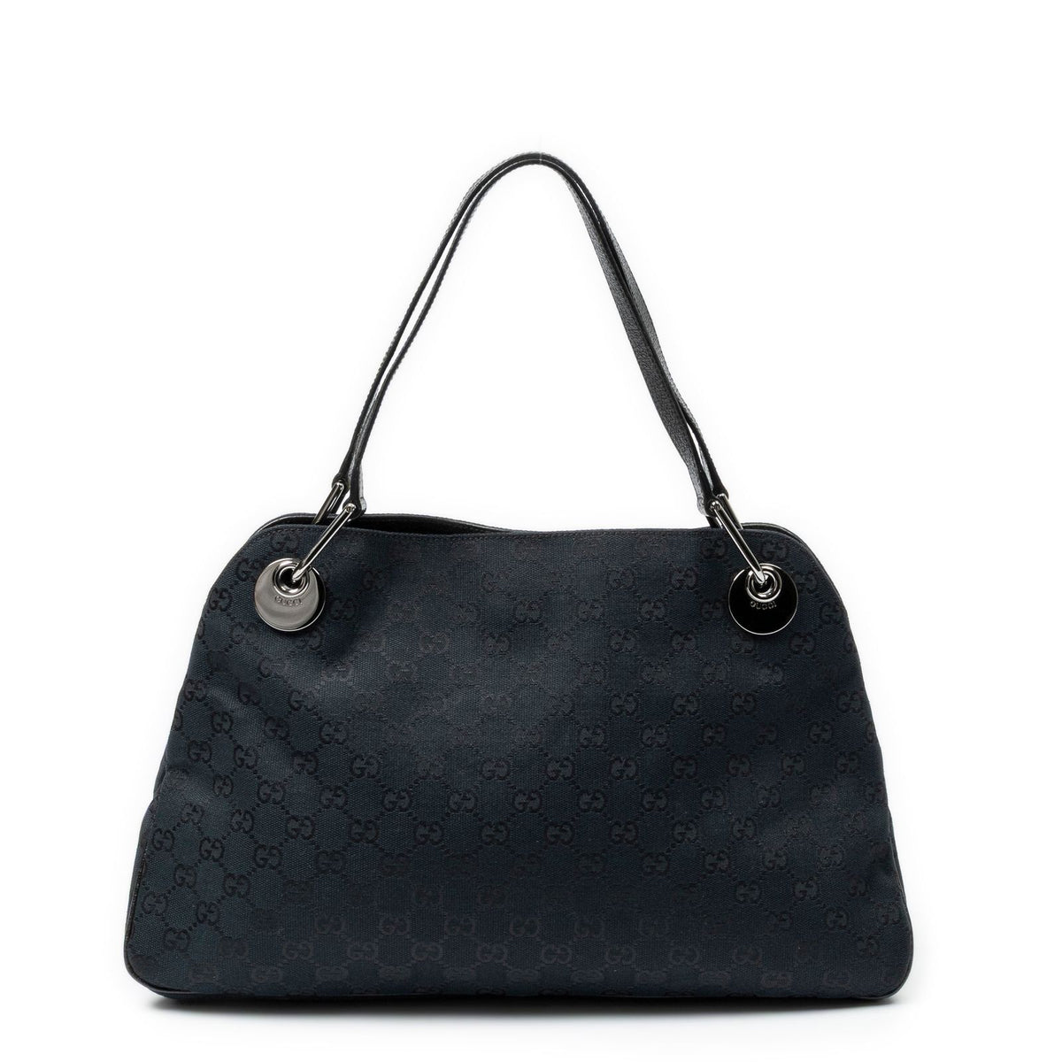 Gucci Eclipse Tote Bag Black GG Canvas — view 5