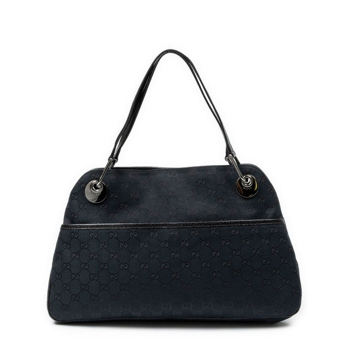 Gucci Eclipse Tote Bag Black GG Canvas