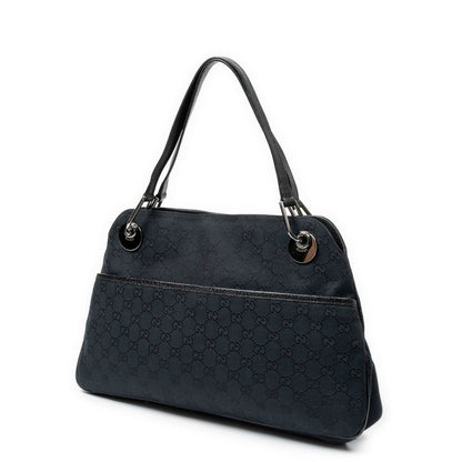 Gucci Eclipse Tote Bag Black GG Canvas — view 2