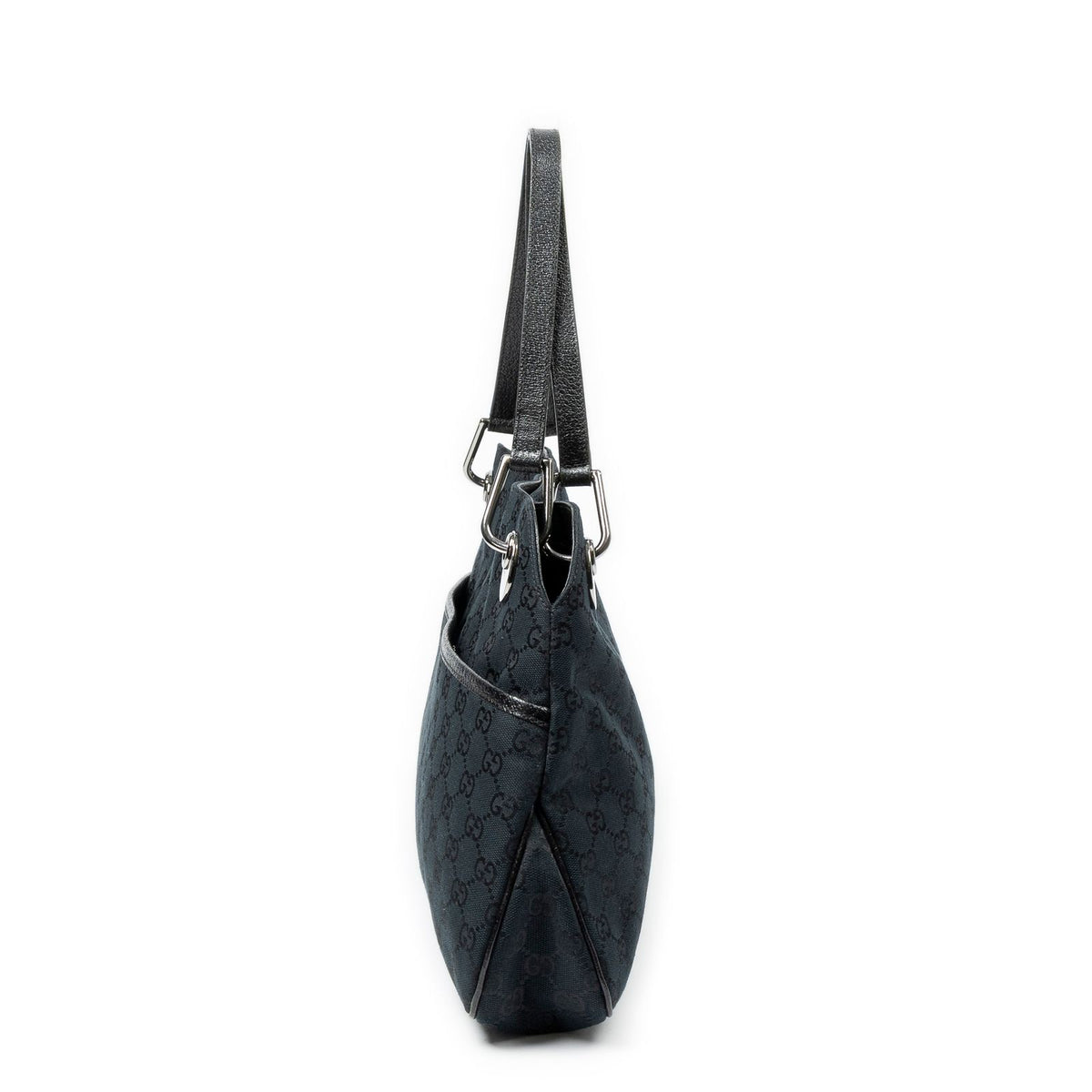 Gucci Eclipse Tote Bag Black GG Canvas — view 3