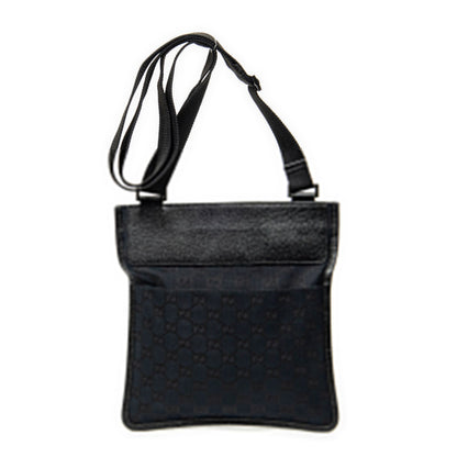 Gucci Small Messenger Black GG Canvas — view 5